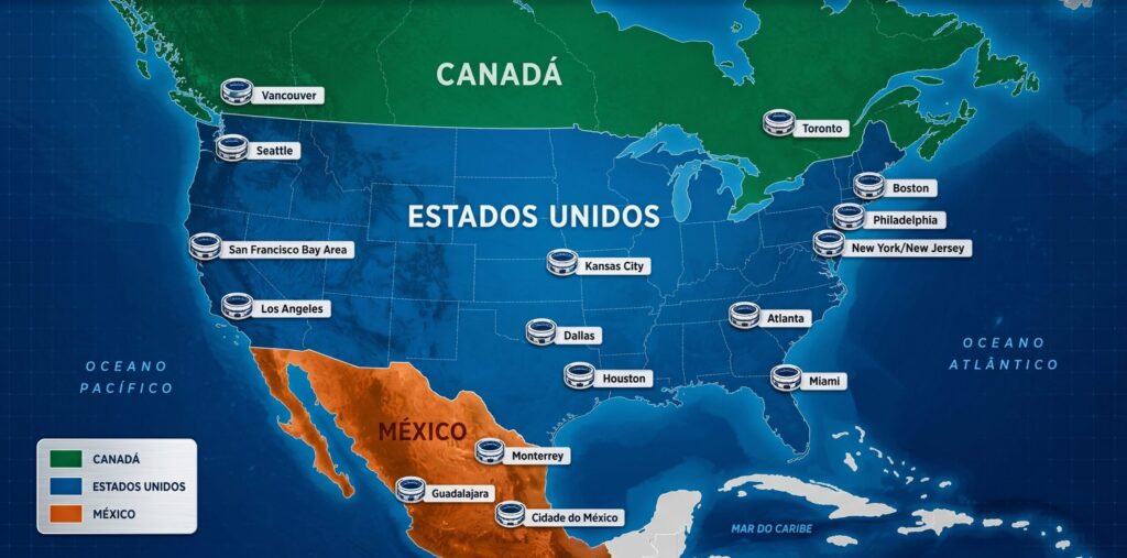 Cidades Sede da Copa do Mundo de Futebol 2026