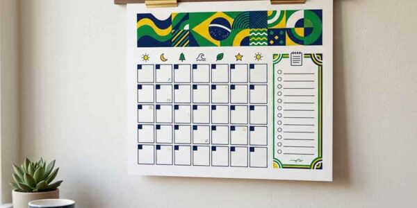 Calendário para Imprimir em PDF: Gerador Mensal e Anual Grátis