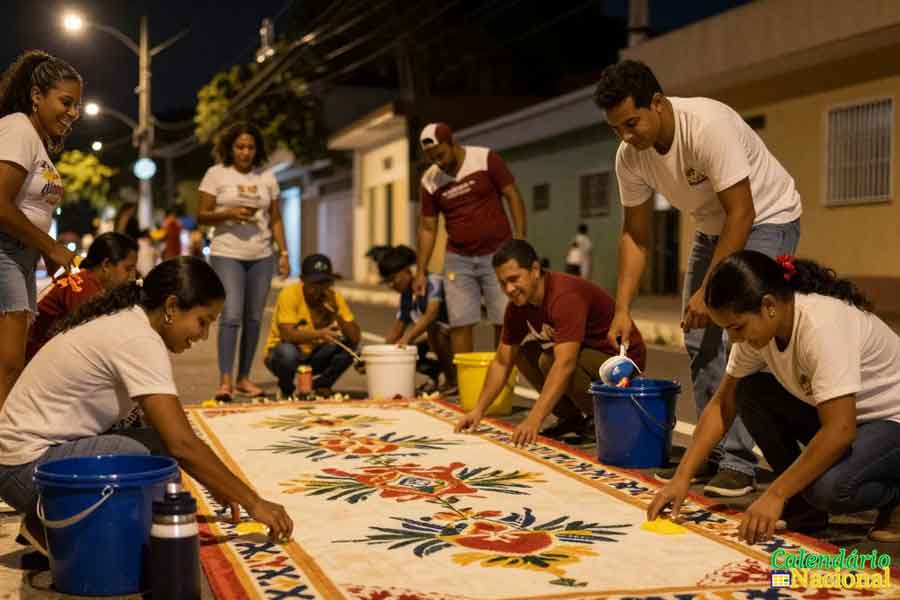 Corpus Christi: O Trabalho Coletivo e a União da Comunidade