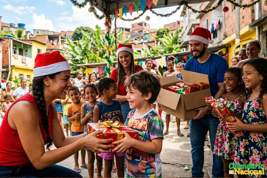 Solidariedade no Natal: Como o Brasileiro Transforma a Data em Esperança